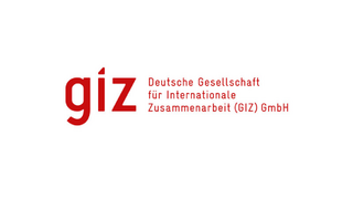 Logo as red written name Deutsche Gesellschaft für Internationale Zusammenarbeit (GIZ) GmbH